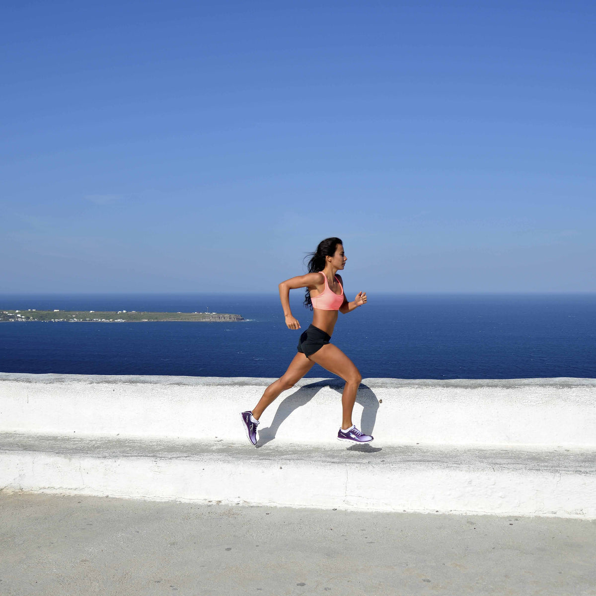 courir pointe des pieds