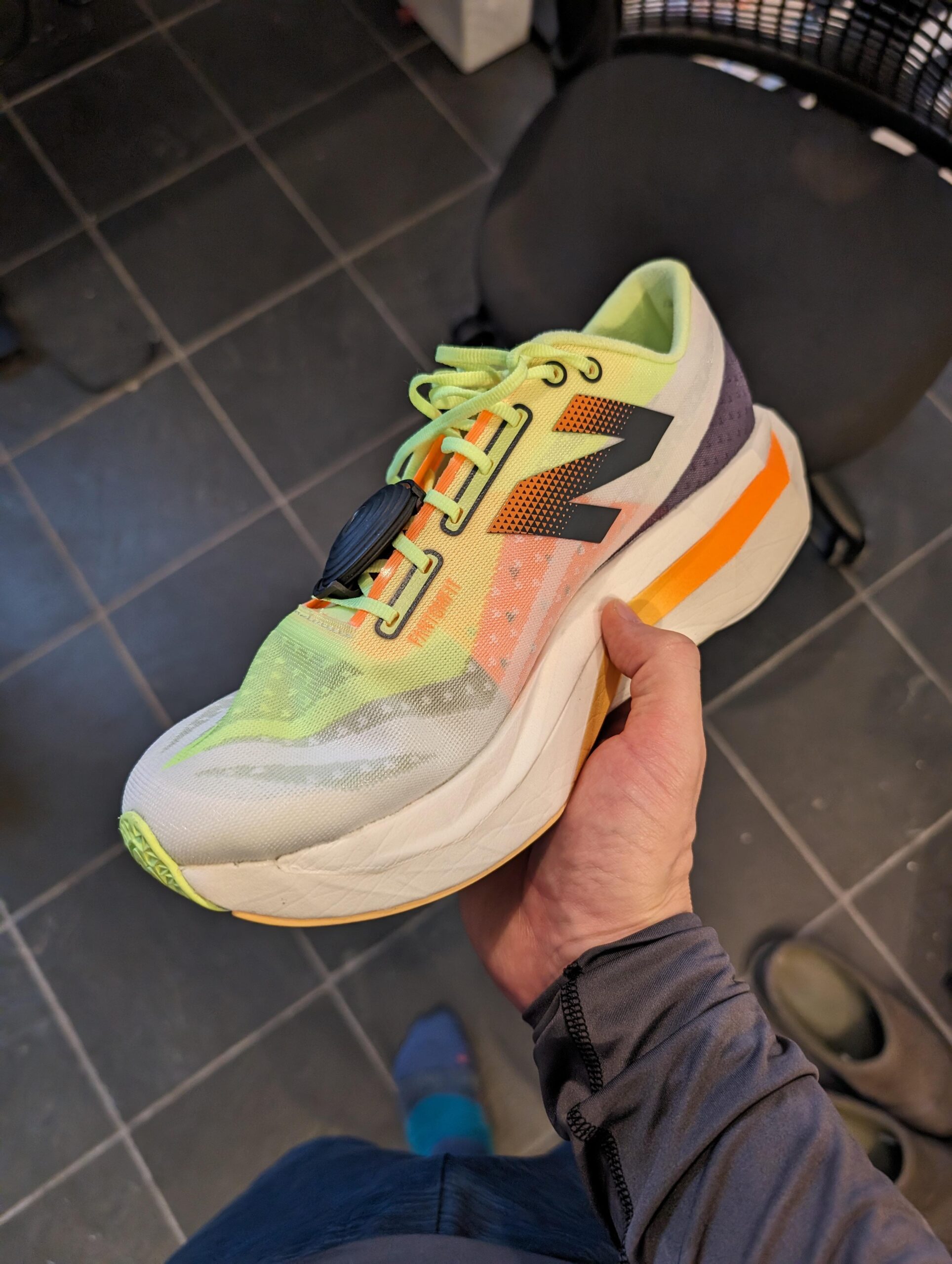 chaussure running pied plat