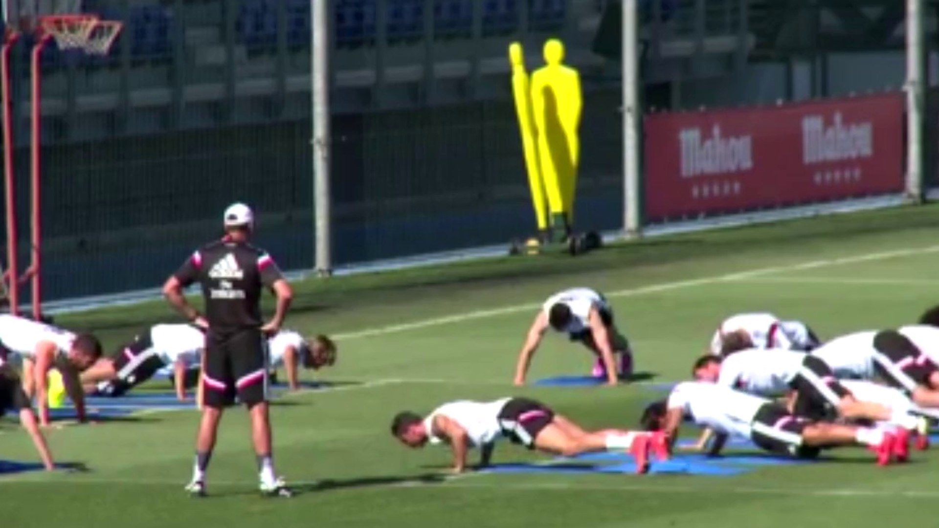 cristiano ronaldo entrainement